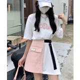 ロゴTシャツワンピース 巻きミニスカート | SUNSHINE CLOSET | 詳細画像7 