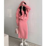 フード付きVネックトレーナーレディースドロップショルダー ホルターネックロングワ… | SUNSHINE CLOSET | 詳細画像1