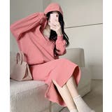 フード付きVネックトレーナーレディースドロップショルダー ホルターネックロングワ… | SUNSHINE CLOSET | 詳細画像8