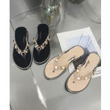 ビジュートングサンダル大人可愛いスリッパ | ANGELCLOSET | 詳細画像10