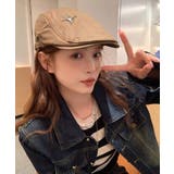 ハンチング キャップ 無地 帽子 | ANGELCLOSET | 詳細画像2