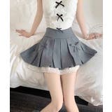 ボックスプリーツスカート ミニスカート夏 | SUNSHINE CLOSET | 詳細画像10