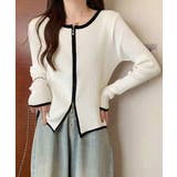 ダブルジップ 長袖ニットカーディガン | SUNSHINE CLOSET | 詳細画像3 