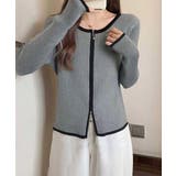 ダブルジップ 長袖ニットカーディガン | SUNSHINE CLOSET | 詳細画像4 