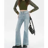 フリンジ フレアパンツ デニムパンツ | SUNSHINE CLOSET | 詳細画像3