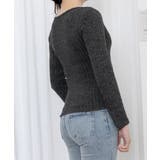 レース付リブニットトップス Vネック長袖 | SUNSHINE CLOSET | 詳細画像11 