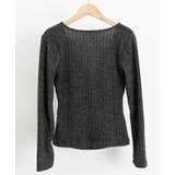 レース付リブニットトップス Vネック長袖 | SUNSHINE CLOSET | 詳細画像14 