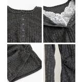 レース付リブニットトップス Vネック長袖 | SUNSHINE CLOSET | 詳細画像15 
