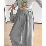 ハイウエストイージーパンツ 着やせボトムス ゆったり韓国風リラックスパンツ | SUNSHINE CLOSET | 詳細画像10 