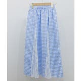レース切り替え ロングチェック柄スカート | SUNSHINE CLOSET | 詳細画像16 