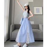レース切り替え ロングチェック柄スカート | SUNSHINE CLOSET | 詳細画像6 