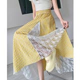 レース切り替え ロングチェック柄スカート | SUNSHINE CLOSET | 詳細画像9 