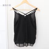 シフォン キャミソール バッククロス | SUNSHINE CLOSET | 詳細画像14 