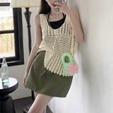 かぎ針編み風 ビスチェ ニットトップス | ANGELCLOSET | 詳細画像7