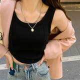 タンクトップ ショート丈無地 カップ付き | ANGELCLOSET | 詳細画像9