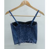 デニム風キャミ ビスチェ バックレース | SUNSHINE CLOSET | 詳細画像10