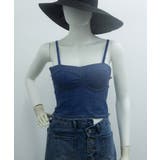 デニム風キャミ ビスチェ バックレース | SUNSHINE CLOSET | 詳細画像11