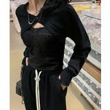 デニム風キャミ ビスチェ バックレース | SUNSHINE CLOSET | 詳細画像6