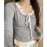 フェイクレイヤードカップ付きカットソー | ANGELCLOSET | 詳細画像4