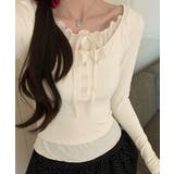 フェイクレイヤードカップ付きカットソー | ANGELCLOSET | 詳細画像6
