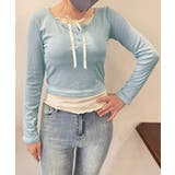 フェイクレイヤードカップ付きカットソー | ANGELCLOSET | 詳細画像9