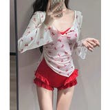 カバーアップトップス付き ワンピース水着 | SUNSHINE CLOSET | 詳細画像4 