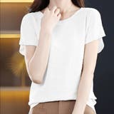 サマーニット トップス 半袖 無地 | SUNSHINE CLOSET | 詳細画像7