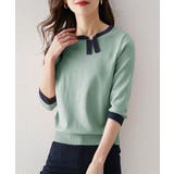 レディース 7分袖首リボンニットセーター | SUNSHINE CLOSET | 詳細画像4 
