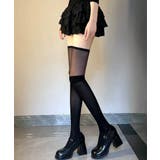 異素材切替 ロングソックス レディース | SUNSHINE CLOSET | 詳細画像5