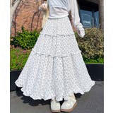フリルティアード 小花柄 ロングスカート | SUNSHINE CLOSET | 詳細画像1 