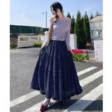 フリルティアード 小花柄 ロングスカート | SUNSHINE CLOSET | 詳細画像10 