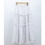 フリルティアード 小花柄 ロングスカート | SUNSHINE CLOSET | 詳細画像14 