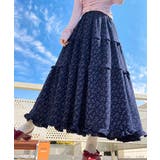フリルティアード 小花柄 ロングスカート | SUNSHINE CLOSET | 詳細画像9 