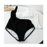 モノトーンリボンショルダーワンピース水着 | SUNSHINE CLOSET | 詳細画像14 