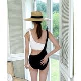 モノトーンリボンショルダーワンピース水着 | SUNSHINE CLOSET | 詳細画像9 