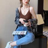 リブニットキャミソール フロントVカット | SUNSHINE CLOSET | 詳細画像9