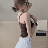 シンプル 無地 カップ付キャミソール | SUNSHINE CLOSET | 詳細画像12 