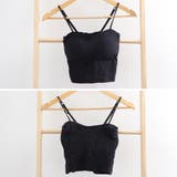 シンプル 無地 カップ付キャミソール | SUNSHINE CLOSET | 詳細画像3 