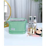 自立 化粧ポーチ 二段コスメポーチ 韓国 | SUNSHINE CLOSET | 詳細画像3