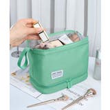 自立 化粧ポーチ 二段コスメポーチ 韓国 | SUNSHINE CLOSET | 詳細画像4