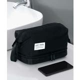 自立 化粧ポーチ 二段コスメポーチ 韓国 | SUNSHINE CLOSET | 詳細画像7