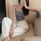 カップ付き インナーキャミソール 韓国風 | SUNSHINE CLOSET | 詳細画像12 