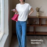 フレンチスリーブ 半袖 Tシャツ 韓国風 | ANGELCLOSET | 詳細画像5