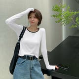 長袖Tシャツ レディース秋服 カットソー | ANGELCLOSET | 詳細画像9