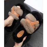 レディース ファーサンダル 厚底サンダル | ANGELCLOSET | 詳細画像1