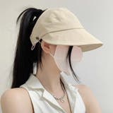 キャップ UVケア帽子 マスク掛け付き | SUNSHINE CLOSET | 詳細画像12