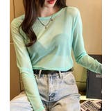 シアートップス 長袖レディースカットソー | ANGELCLOSET | 詳細画像10