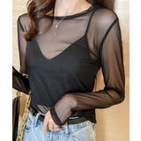 シアートップス 長袖レディースカットソー | ANGELCLOSET | 詳細画像3