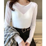 シアートップス 長袖レディースカットソー | ANGELCLOSET | 詳細画像4