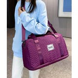 拡張ファスナーボストンバッグ ポーチ付き | SUNSHINE CLOSET | 詳細画像15